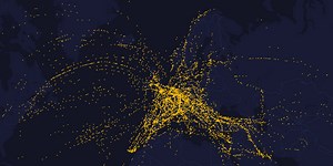 How airspace closures triggered by the Russian war against Ukraine are impacting European aviation
