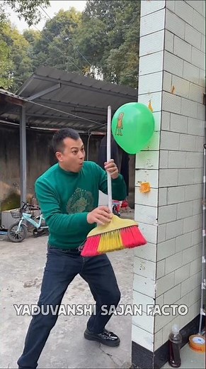 पापा ने गुंबाला फोड़ा तो झाड़ूमिला😳~ wood working art / hand crafts ideas / home made /skill #shorts