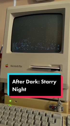 After Dark: Starry Night Screensaver for 68k Macintosh