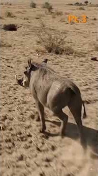 The Warthog’s Secret Weapon Against Lions