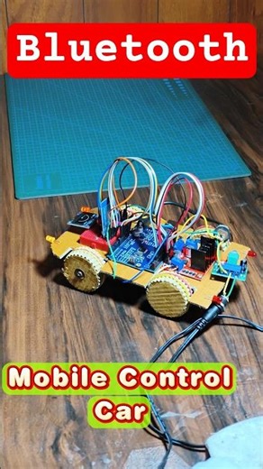 Arduino Bluetooth Car 🚗 | HC-05 + L298N Robot Car DIY #Shorts
