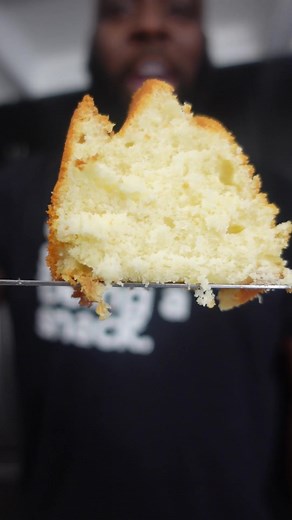 It’s a vanilla buttermilk pound cake.