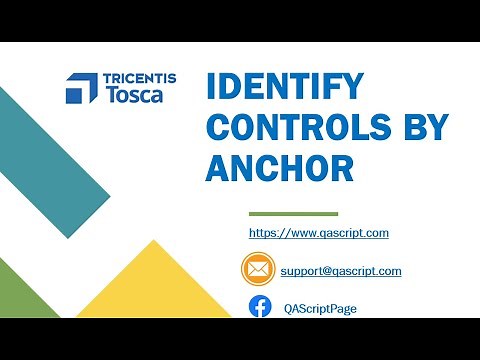 Tosca Tutorial | Lesson 6 - Identify Controls By Anchor | Scan Modules |