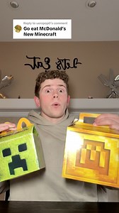 Eating Minecraft foods everyday until I slay the ender dragon😤⚔️ #minecraft #meal #mcdonalds #mukbang #viral #thefoodguy #love #satisfying #trending | Tommy Winkler