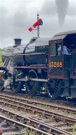 13268 - Stanier Mogul pulls away from Highley on the Severn Valley Railway