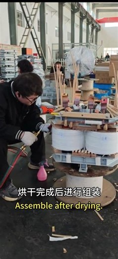 Oil-Immersed Transformer Manufacturing Process｜Winding, Core Assembly, Oil Filling & Factory Testing