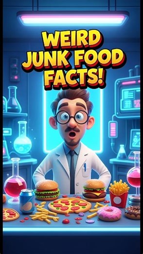 5 Crazy Junk Food Facts You Won’t Believe 😱 | SciQ #shorts #science #facts #usa