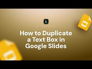 How to Duplicate a Text Box in Google Slides | Fast Copy & Paste Tricks