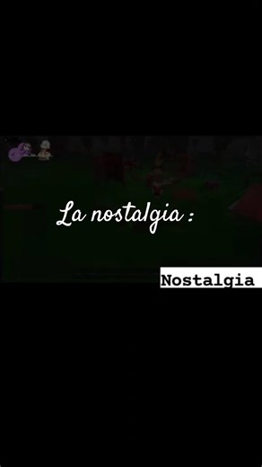 que es la nostalgia?