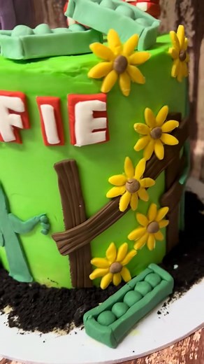 Alfie always chooses a really fun theme for his birthday cakes and this year it was grow a garden. Really love the colourful fun design #Roblox #growagarden #gaming #cake | Oh Crumbs | Facebook