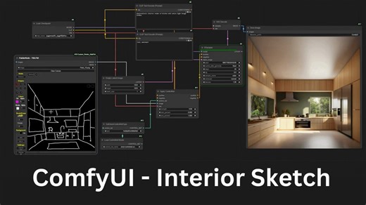 6.3K views · 85 reactions | ตัวอย่างการใช้ภาพ Sketch Interior เจน Ai...