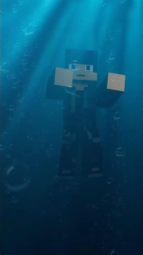 Underwater Scene - Blender Minecraft Animation #minecraft #animation #blender #minecraftvideos