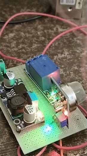 Gas Leakage Detector Using MQ Sensor | Relay Based Gas Alarm System #smokedetection