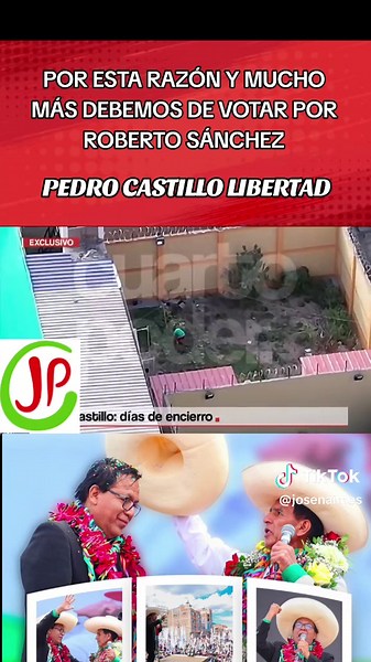 Esté kongreso corrupto conspiró contra el Presidente Castillo y no termino hasta llevarlo a Barbadillo, es por eso invito a apoyar a Roberto Sánchez y liberar a Pedro Castillo. @Roberto Sánchez PRESIDENTE @Pedro Castillo Terrones @MERCEDES CASTILLO TERRONES @Ernesto Zunini @CLEDIN VÁSQUEZ CASTILLO @Jaime Vasquez @Juntos Con el Pueblo @ROSSY❤️🌱 @Mesías Guevara @Abel Cabrera #peru🇵🇪 #Robertosanchez #presidente #pedrocastillo #libertad