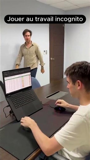 Jouer au travail incognito. Jouez sur le Zephyrus DUO ! #gaming #rog #laptop