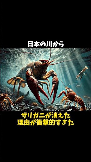 日本の川からザリガニが消えた…本当の原因が衝撃的 #ニホンザリガニの危機 #侵略する外来種 #川の生態系崩壊 #動物 #雑学 #動物雑学