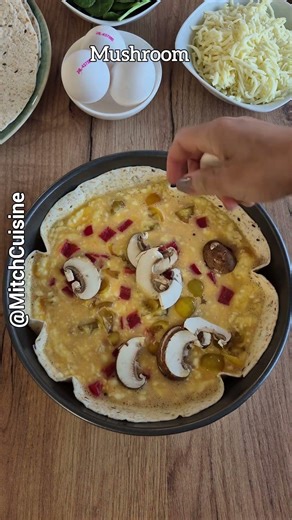 TORTILLA BAKE, QUICHE BAKE! #recipe #tortilla #breakfastidea