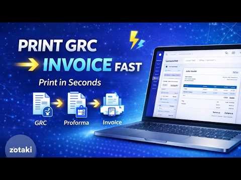 Create & Print Guest Invoice Fast | Zotaki PMS Tutorial