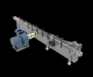 Vacuum Inspection Conveyor Limits Can Vibration