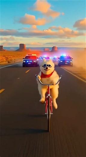 The craziest chase you’ll ever see 🐶🔥This dog isn’t stopping for anyone. #dog #viral #cute