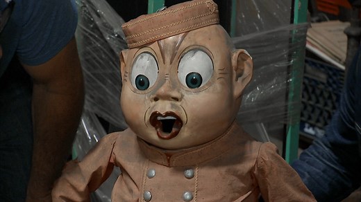 Mike stumbles upon an EXTREMELY RARE Palmer Cox Brownie believed to be from the late 1800s! | American Pickers on The History Channel