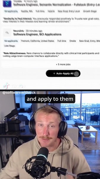Land a job the easy way 😎 Applying for jobs straight up sucks, there’s no denying it. Luckily there are tools like this to hunt for and apply to jobs for you! This saves so much time/headache it’a insane. The best part about all of this is that there isn’t even that much setup required. Once it’s up and running all you have to do is sit back and let it do the boring job hunt/applications for you! Follow for more helpful tech resources! ✅ #code #coding #jobhunt #texh #ai