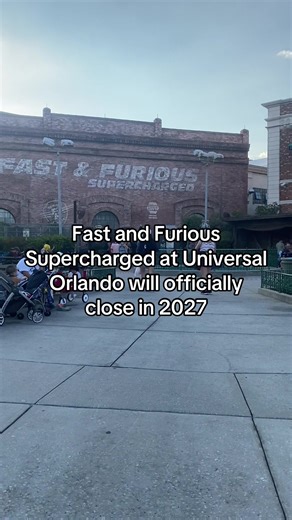 Fast and Furious Supercharged will close as a new roller coaster based on the franchise will replace Hollywood Rip Ride Rockit #universalorlando #fastandfurious #rollercoaster #universalstudiosflorida #universalorlandoresort