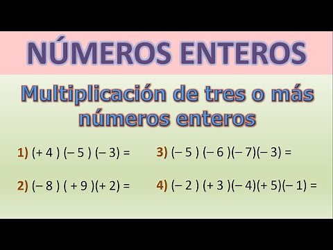 Multiplication of three or more integers - Multiplication of positive and negative integers