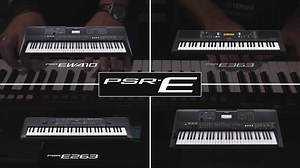 PSR-E to seria edukacyjnych instrumentów Yamaha dla początkujących. Wszechstronne style akompaniamentu, realistyczne barwy instrumentalne i funkcja "ucz-się-i-graj" to wszystko czego potrzebujesz, aby tworzyć wysokiej jakości muzykę…” | Yamaha Music Global