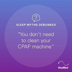 Have you heard this one around? It's a myth!  While your CPAP machine does not need to be cleaned daily like your mask or humidifier, we recommend you wipe it weekly and check your air filters monthly. 什識 Get more CPAP equipment cleaning tips here: https://bit.ly/3sAI83b | Resmed | Facebook