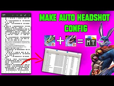 ✓how to make auto headshot config file for free fire max
