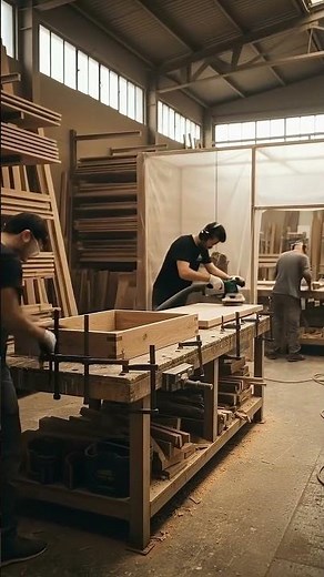 How a Solid Wood Coffee Table is Made From Scratch Full Time Lapse