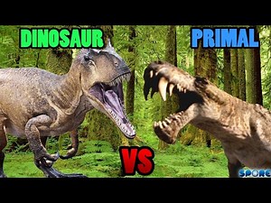 Allosaurus vs Gorgonopsid | SPORE