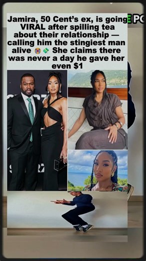 50 Cent’s Ex Jamira Goes Viral 😳 “He Never Gave Me $1” Claims 👀 #shorts #50cent #music