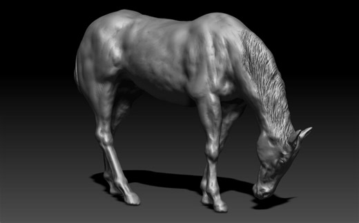 3D Horse Sculpture File for 3D Printing (digital Download) - Etsy