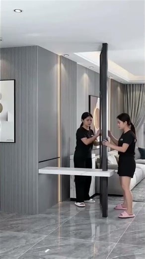 part 87.Luxury Black Frame Partition That Transforms Your Entryway! 🖤✨#shorts #viral