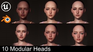 Xandra 3D - F3 Heads Bundle