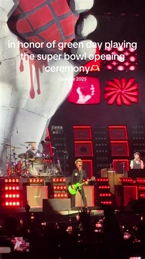 Green Day Super Bowl Opening Ceremony Tribute