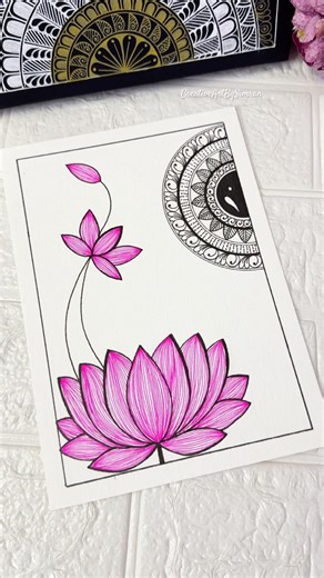 Mandala art 💖✨#art #drawing #mandalaart #satisfying #explore #shorts