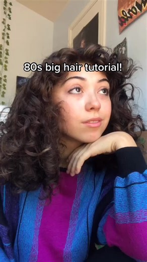 An updated curl tutorial since I got a perm and new rollers since the last one :) #80s #80shair #80saesthetic #vintage #vintagehair #style #hair