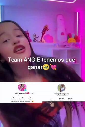 Tenemos que ganar 🫶🏻🥰||#Teamangi #apoyotiktok #noperder | team angi fire