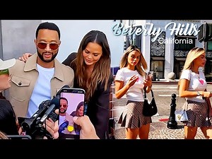🔥 Beverly Hills Walkthrough: Spotting Celebrities & Supercars on Rodeo Drive | Luxury & Glamour, 4K