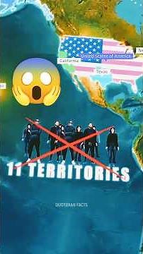 The US Has 50 States... But Also 16 Hidden Territories You Didn't Know About 🇺🇸#US #AmericanHistory