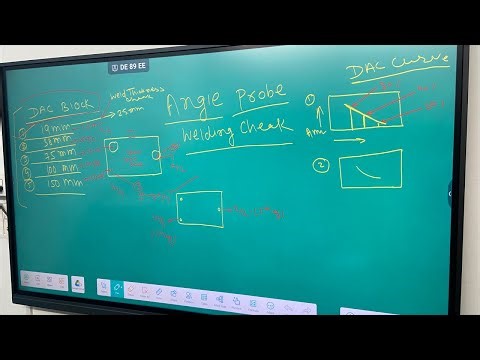 How To Draw ✍️ DAC Part 01 Welding Check Angle Probe | Ultrasonic Testing | NDT | QAQC |