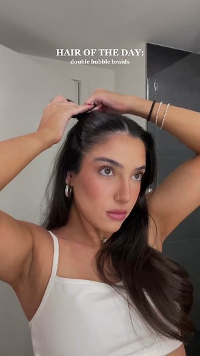 Double Bubble Braids Tutorial | Cute Hairstyles with Bucket Hats