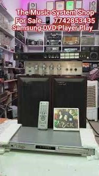 Samsung DVD Player Play #samsung #dvdplayer #dvd #cdplayer #radio #stereo #amplifier #shorts #video