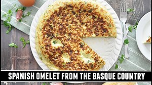 The famous Basque omelet | Tortilla de bacalao recipe