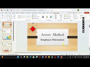 Shelly Cashman PowerPoint 365 | Module 2: SAM Project A | Access Medical Employee Orientation