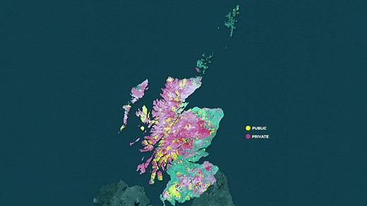 BBC Scotland - BBC Scotland - The map that reveals just how much of Scotland is in private ownership