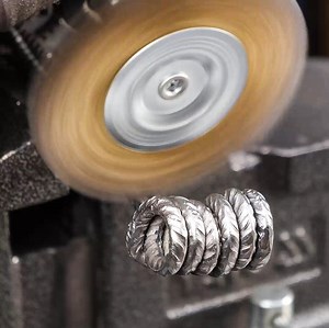 Bending Rebar knots for shelf brackets & welding grills | Crafty Panda